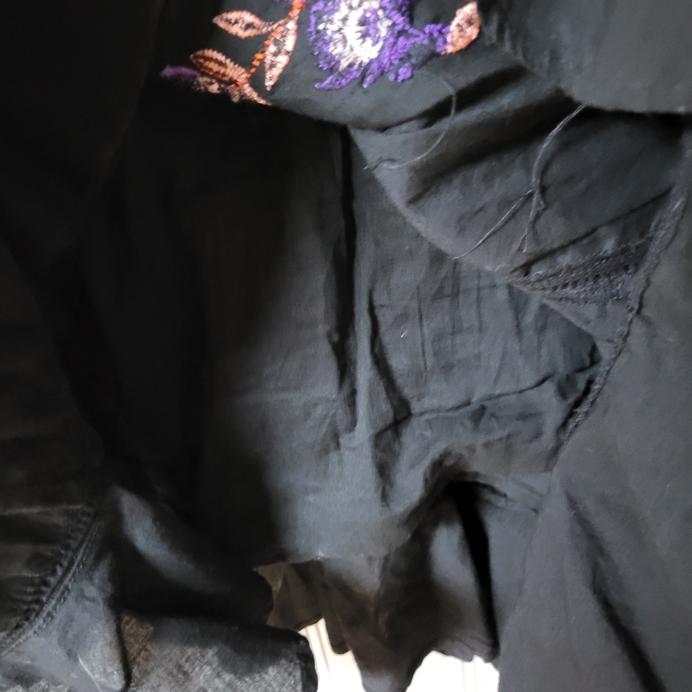 Free People Pavlov Embroidered Smock Dress Size S - Picture 5 of 11
